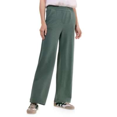 Bild av Cecil dam breda ben strukturbyxor, balmy khaki, XXL / 30L