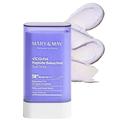 Bild av Mary&amp;May Vegan Peptide Bakuchiol Sun Stick SPF50+ PA++++