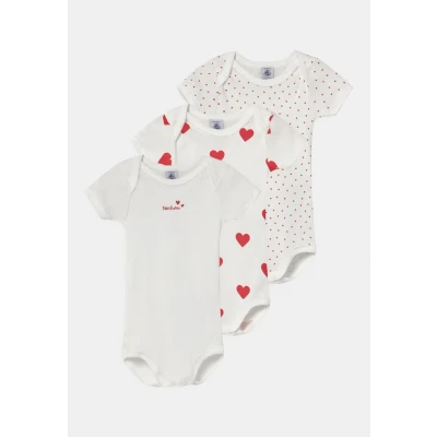 Bild av Petit Bateau 3 PACK Body för barn, Storlek: 62, White