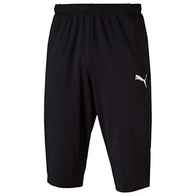 Bild av PUMA Erwachsene Hose LIGA Training 3/4 Pants, Black White, M, 655315 03