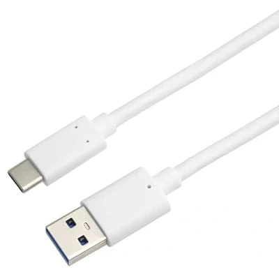 Bild av PremiumCord USB C till 3.0 anslutningskabel 3 m, SuperSpeed datakabel upp 10 Gbit/S, anslutning A, 3.1 generation 2 typ kontakt, färg vit, längd m