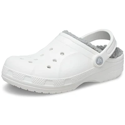Bild av Crocs Ralen Lined Clog unisex vuxen Träsko, Vit ljusgrå, 45/46 EU