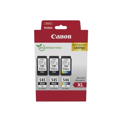 Bild av Canon PG 545XLx2/CL 546XL / 8286B013 High Multi Pack Bläckpatron Färg (cyan, magenta, gul)