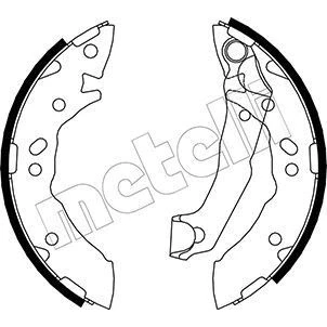 Bild av Bromsbackar sats METELLI 53 0168