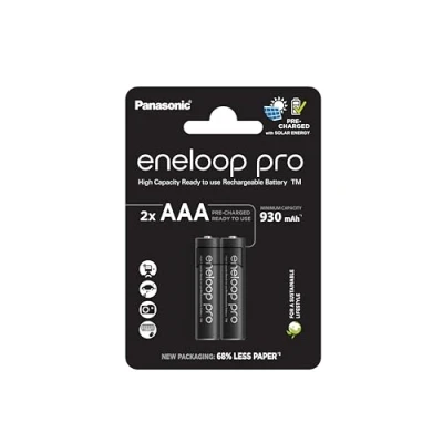 Bild av Eneloop Pro BK 4HCDE/2BE Batterier 2 Pack, Flerfärgad