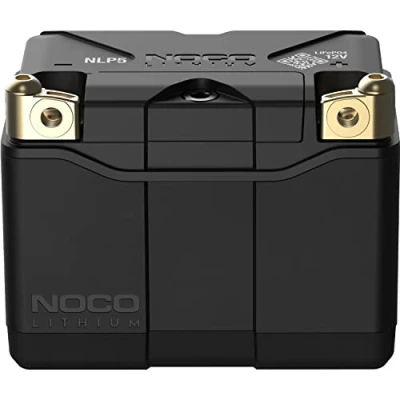 Bild av NOCO Lithium NLP5, Grupp 5, 250A, Litium Motorcykelbatteri, Batteri på 12V 2Ah med Dynamiskt Batterihanteringssystem (BMS) för Motorcyklar, ATVs, Skotrar, Jet Skis och Snöskotrar
