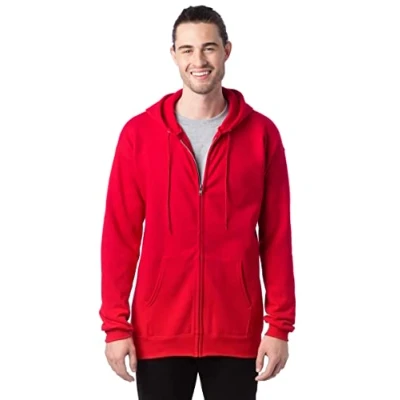 Bild av Hanes F280 atletiska hoodies, djupröd, S UK, Mörkröd,
