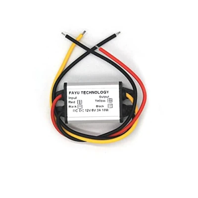 Bild av 1 st spänningsomvandlare 12 V till 6 3 A bilströmomvandlare DC buck Convertermodul, bakåtmodul, LED skärm, strömförsörjning, transformator, omvandlare, step down omvandlare (12
