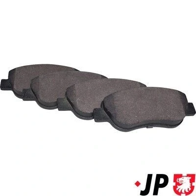 Bild av JP GROUP 1563604210 Jeu de plaquettes frein Essieu avant contact signal d&#039;usure inclus FIAT: 500 3 portes, C Cabriolet, FORD: KA portes