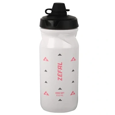 Bild av ZEFAL Sense Soft 65 vattenflaska utan lera, vit, 650 ml