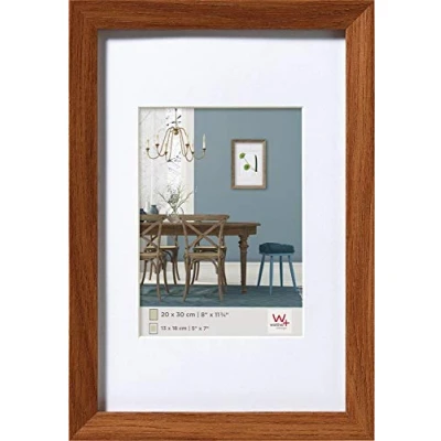 Bild av walther design tavelram mörk ek 24 x 30 cm med passepartout, Fiorito träram EF430P