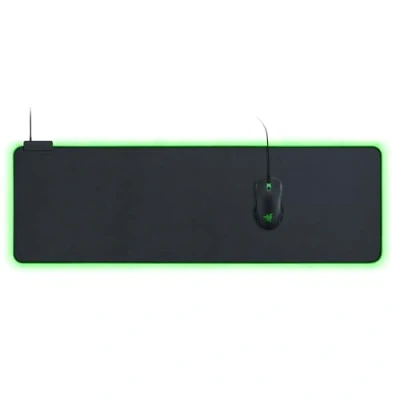 Bild av Razer Goliathus Extended Chroma Mjuk, förlängd musmatta för gaming med RGB belysning (kabelhållare, tygyta, quiltad kant, optimerad alla möss) Svart