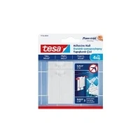 Bild av tesa Adhesive Nail for Tiles &amp; Metal 4kg 2 Hooks + 6 Strips
