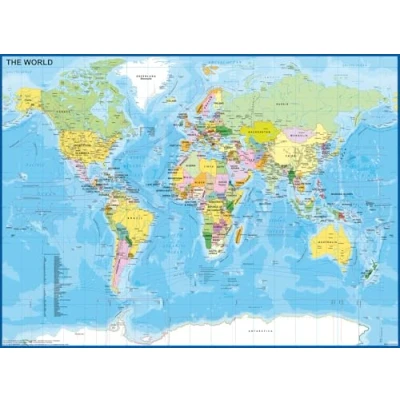Bild av Ravensburger 12890 200 bitar XXL Barnpussel från 8 år perfekt ålderspassning Världen en rolig aktivitet för familjen och barnen