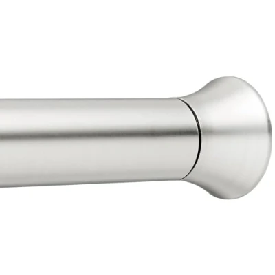 Bild av Amazon Basics duschdraperistång för klämning, utdragbar, 61 till 91,4 cm, nickelfärger