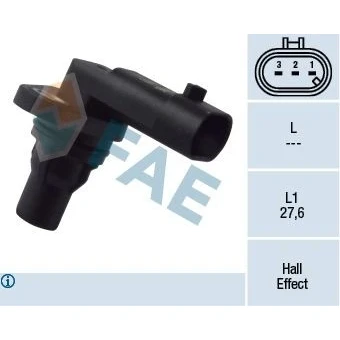 Bild av FAE 79172 Palpeur de régime, gestion moteur OPEL: Astra H GTC, Zafira B, 3/5 portes