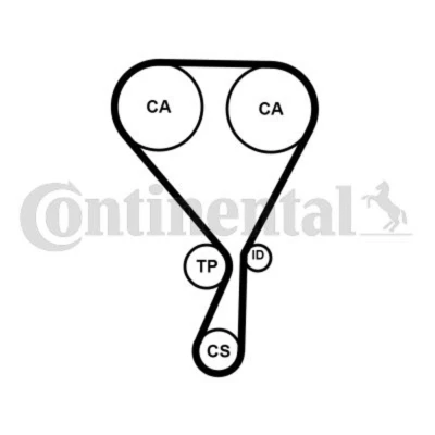 Bild av Kuggrem CONTINENTAL CTAM CT1228
