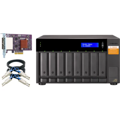 Bild av QNAP TL D800S High performance desktop SATA 6Gbps JBOD storage enclosure