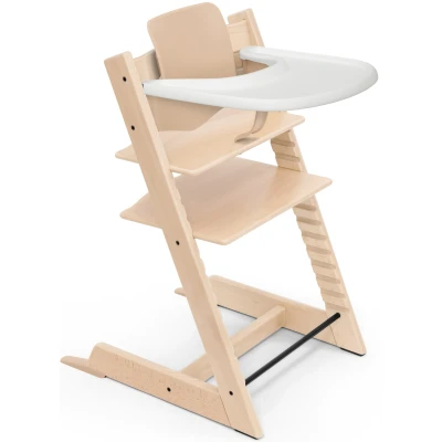 Bild av Stokke Tripp Trapp Matstol Bundle inkl. Bricka, Natural/White