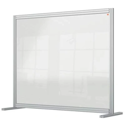 Bild av Nobo Premium Plus Genomskinlig Akryl Skyddande Bordsskärm Utbyggbart System 1200x1000mm
