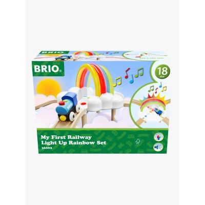 Bild av Brio Min Första Järnväg 36002 Light Up Rainbow Set Tågbana