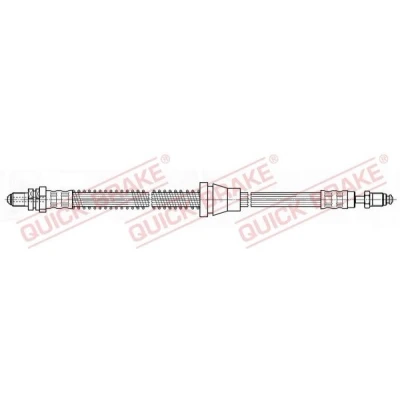 Bild av QUICK BRAKE 42.919 Flexible De Frein 483 M10x1 FORD: KA 3 portes, StreetKA Cabriolet