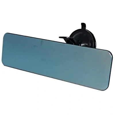 Bild av Backspegel Universell Med Sugkopp, Antireflex Inre Bilbackspegel, Vidvinkel Justerbar för SUV Lastbilar Innerspegel (Blå Spegel, Kantlös 280 mm)