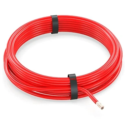 Bild av AUPROTEC Enpolig kabel 1,5 mm² FLRY B Ring elektrisk tråd: 10m, röd