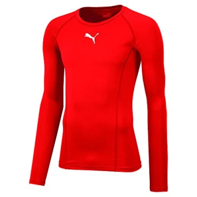 Bild av Puma Herren Shirt LIGA Baselayer Tee LS Jr, Red, 140, 655921 01