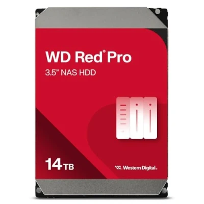Bild av WD Red Pro WD142KFGX Hårddisk 14 TB intern 3,5 SATA 6Gb/s 7200 rpm buffert: 512 MB