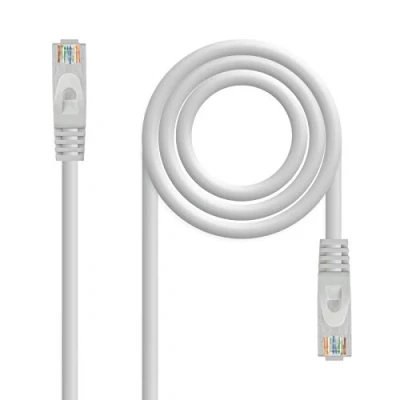 Bild av NanoCable 10.20.1801 Cat.6A UTP RJ45 Nätverkskablar AWG24, 100% Koppar, Allogenfri, Grå, 1,0 mts slang