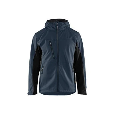 Bild av SOFTSHELLJACKA 4753 2516 MED LUVA MÖRK MARINBLÅ/SVART XL Beijerbygg Byggmaterial