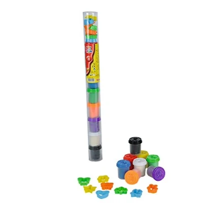 Bild av Simba 106329290 Art &amp; Fun Leklera 8 Pack med Formar Set x 50 g Inklusive formar, Från 3 år