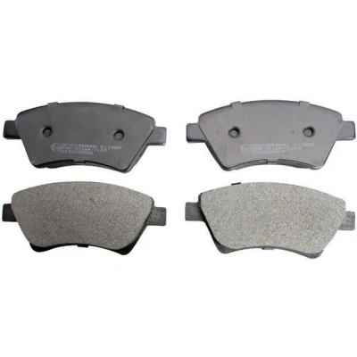 Bild av DENCKERMANN B110657 Jeu de plaquettes frein Essieu avant contact signal d&#039;usure exclu RENAULT: SCENIC 2, MEGANE GRAND 2