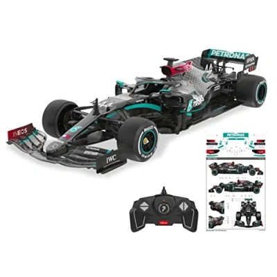 Bild av JAMARA F1 W11 EQ Performance 1:18 2,4 GHz för flerspelardrift, officiellt licenserad, originaltrogen lackering, inklusive dekorativa ark 402107 svart