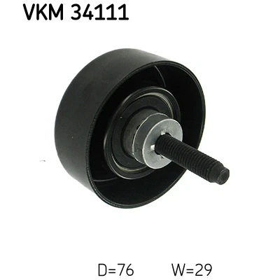 Bild av SKF VKMA 34111 Jeu de courroies trapézoïdales à nervures FORD: Focus 2, C Max, 2 Kombi