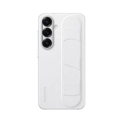Bild av SAMSUNG Stående grepp fodral med rem och stativfunktion för Galaxy S25, vit