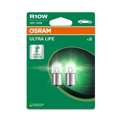 Bild av OSRAM ULTRA LIFE, R10W, dubbel blister, (2 lampor)