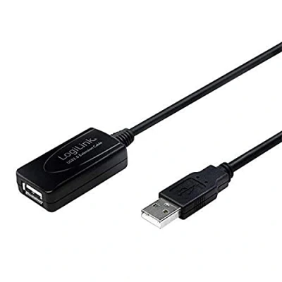 Bild av LogiLink 10 m USB A hane till en hona 2.0 repeterarkabel