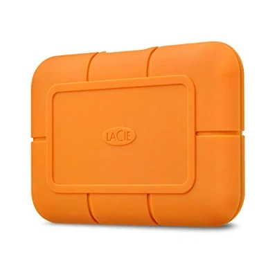Bild av LaCie Rugged SSD, 4 TB, Extern USB C, Thunderbolt 3, extremt motståndskraftig mot vatten och fall på tre meter, Mac, PC, inkl. C utan A kabel, 5 års Rescue Services (STHR4000800)