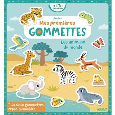 Bild av Mes premières gommettes: Les animaux du monde, avec plus de 60 gommettes repositionnables