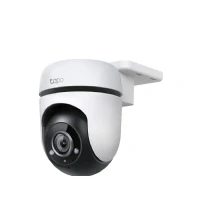 Bild av TP Link Tapo C500 WLAN övervakningskamera för utomhusbruk, 360 grader, upplösning 1080p, rörelsedetektering, mörkerseende upp till 30 m, tvåvägsljud, siren, kompatibel med Alexa och Google, set om 1