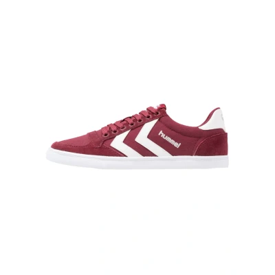 Bild av Hummel Slimmer Stadil LOW Sneakers, Storlek: 38, Bordeaux/weiß Skinn och textil
