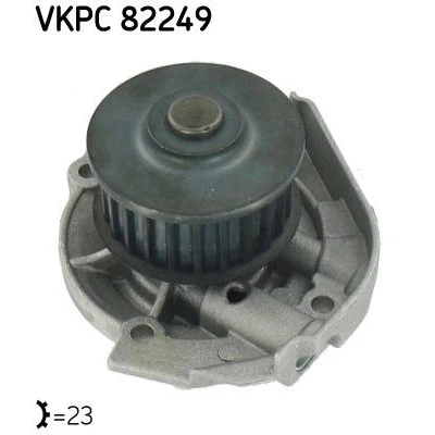 Bild av SKF VKPC 82249 Pompe à eau 23 Fonte pour transmission par courroie de distribution FIAT: Punto I 3/5 portes, BRAVO 1, Cabriolet