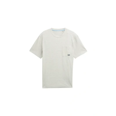 Bild av TOM TAILOR T shirt för män, 38083 Off White Multicolor Nep, XXL