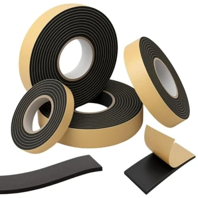 Bild av Lumonic 10m EPDM tätningsband självhäftande 50mm x 4mm I för fönster och dörrar fönstertätning, dörrtätning, gummitätning kylskydd