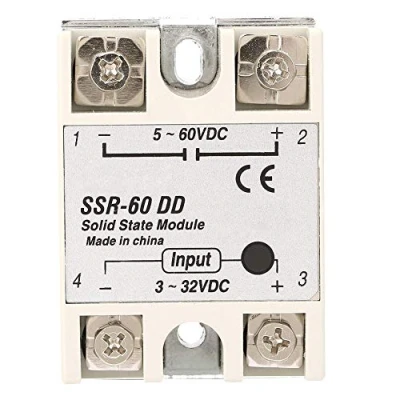 Bild av SSR 60DD DC Halbleiterrelais zur Maschinensteuerung 60A 3 32VDC bis 5 110VDC Halbleitermodul