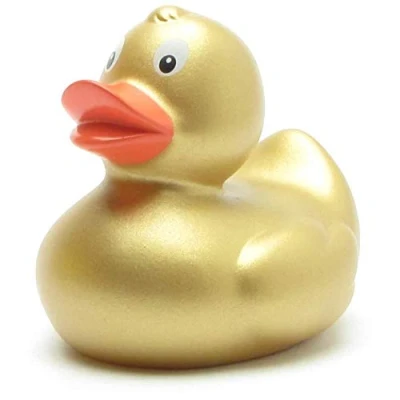 Bild av Duckshop badanka guld I pipande anka L: 6 cm