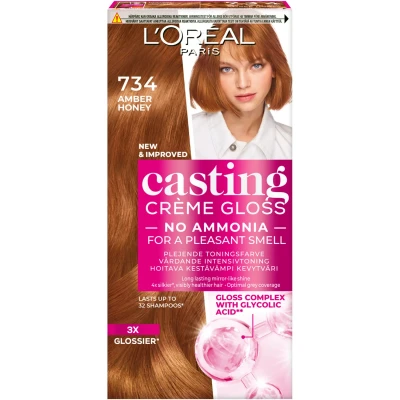 Bild av L&#039;Oréal Paris Casting Crème Gloss 734 Amber Honey 1 pcs