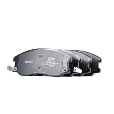 Bild av VALEO 301942 Jeu de plaquettes frein FIRST Essieu avant contact signal d&#039;usure inclus avec tôle anti bruit CHEVROLET: Captiva, OPEL: Antara